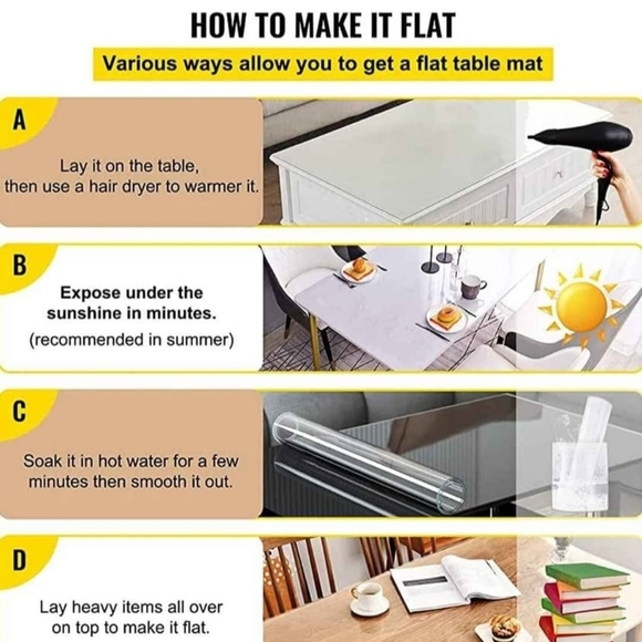 NEW‼️44"Clear Table Protector - Picture 5 of 7